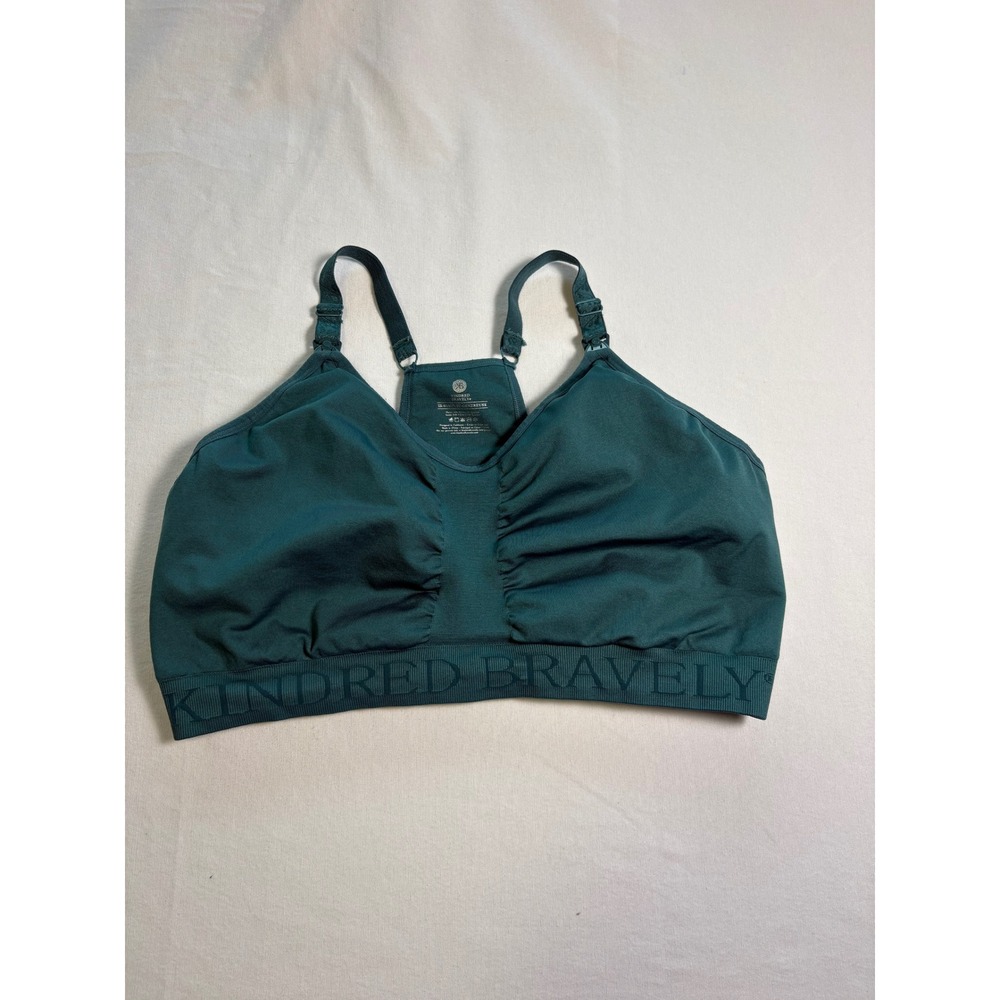 Kindred Bravely, Pumping & Nursing Bra, Teal, 2X-Busty